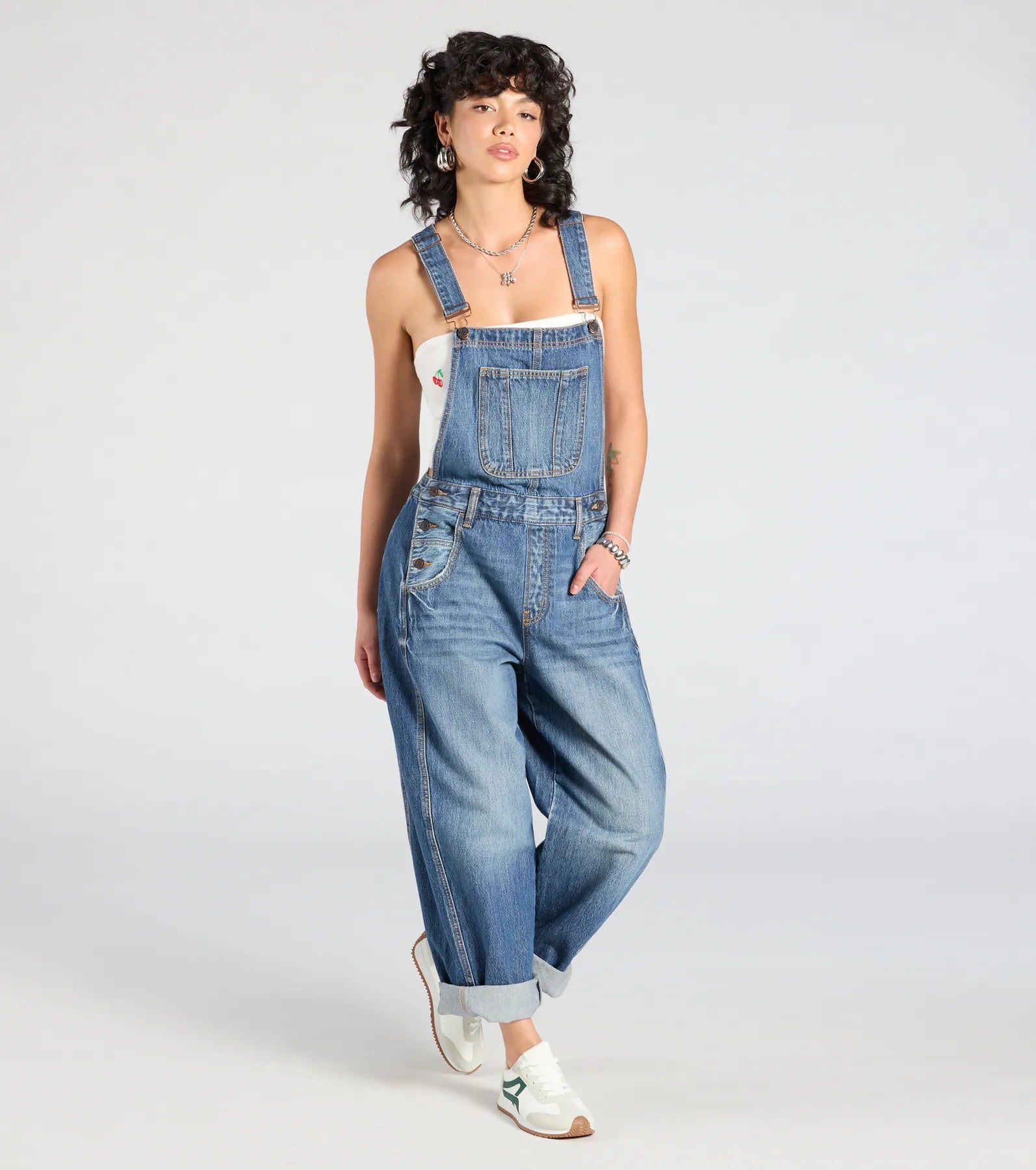 Match My Vibe Wide-Leg Denim Overalls - Image 5
