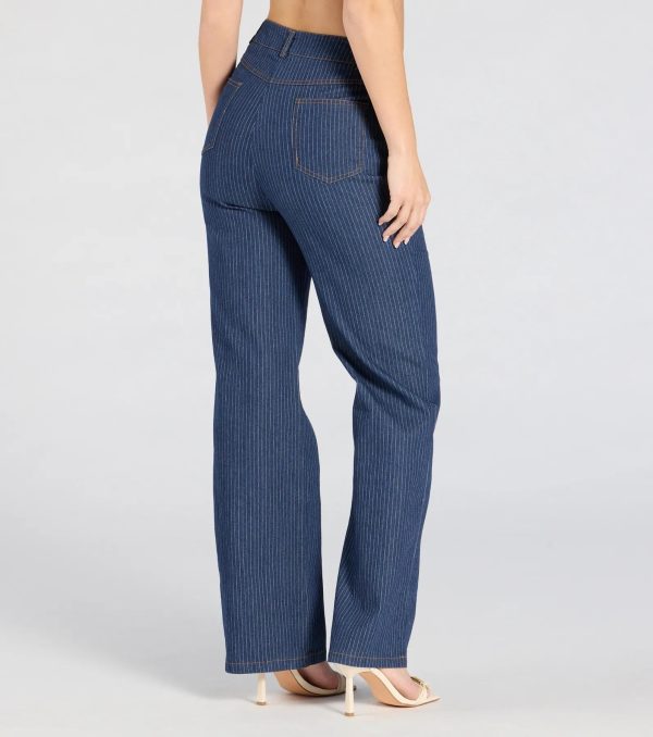 Fresh Perfection High-Rise Wide-Leg Denim Pants - Image 3