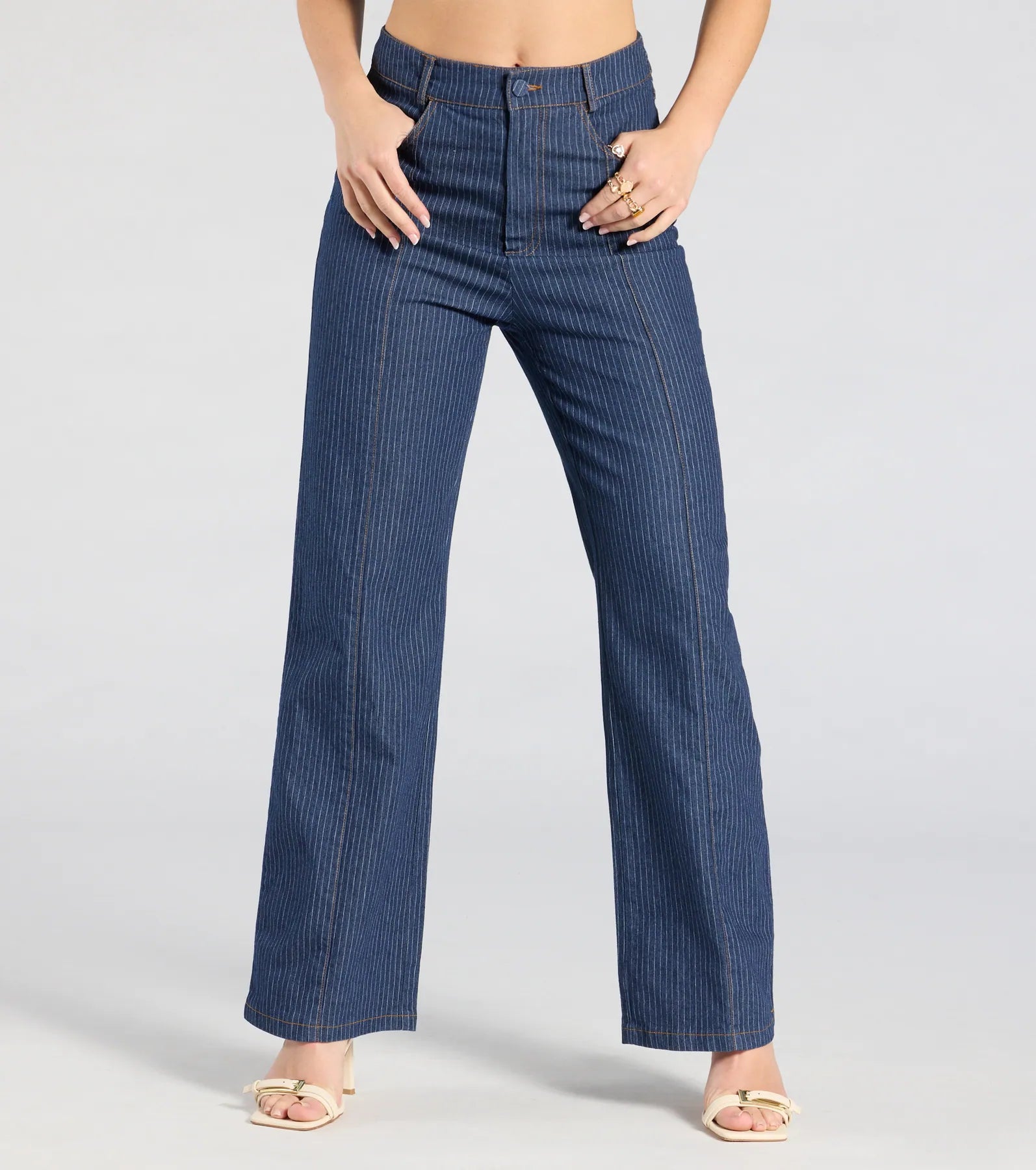 Fresh Perfection High-Rise Wide-Leg Denim Pants - Image 5