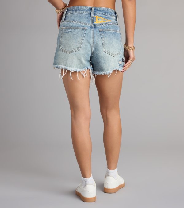 Bruin® Crush UCLA® College Patch Denim Shorts - Image 3