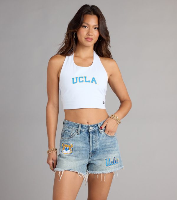 Bruin® Crush UCLA® College Patch Denim Shorts - Image 5