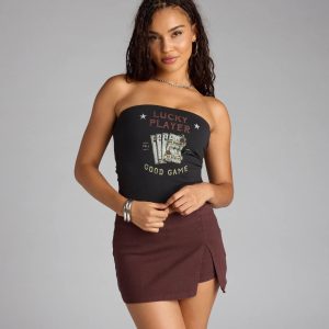 Own the Moment Mid-Rise Slit Skort