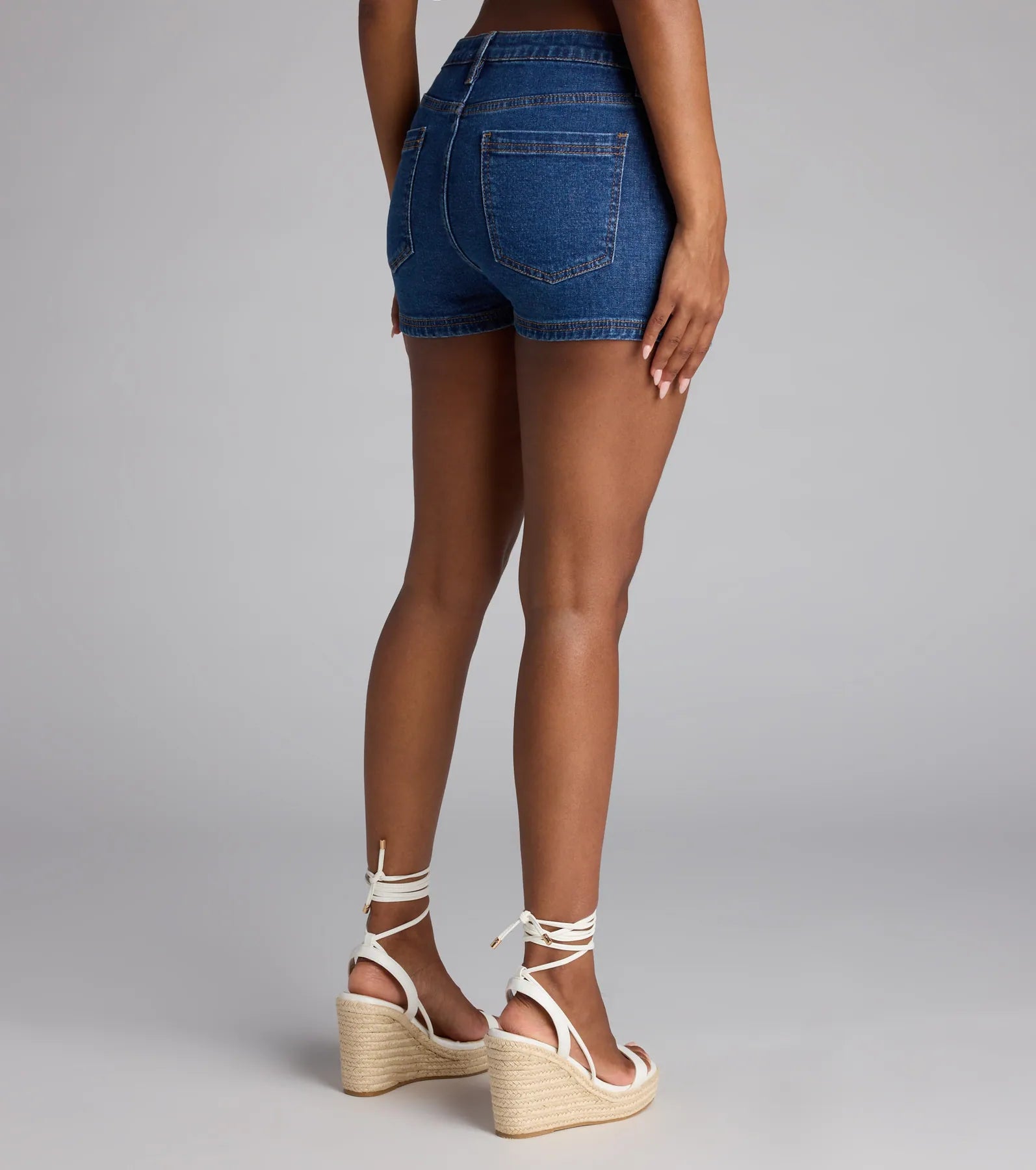 Mini Mood Activated Denim Skort - Image 2