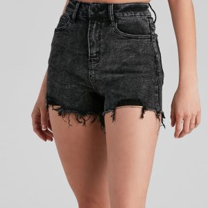 Reese Distressed Mom Shorts by Windsor Denim