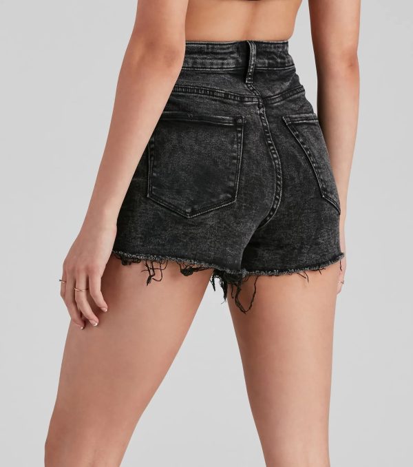 Reese Distressed Mom Shorts by Windsor Denim - Image 3