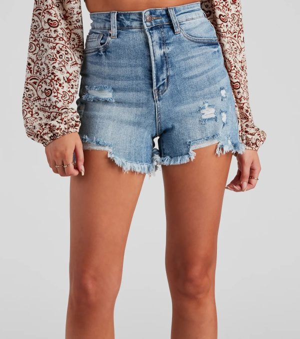 Reese Distressed Mom Shorts by Windsor Denim - Image 8