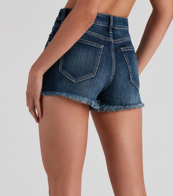 Day To Day High Rise Denim Shorts By Windsor Denim - Image 8