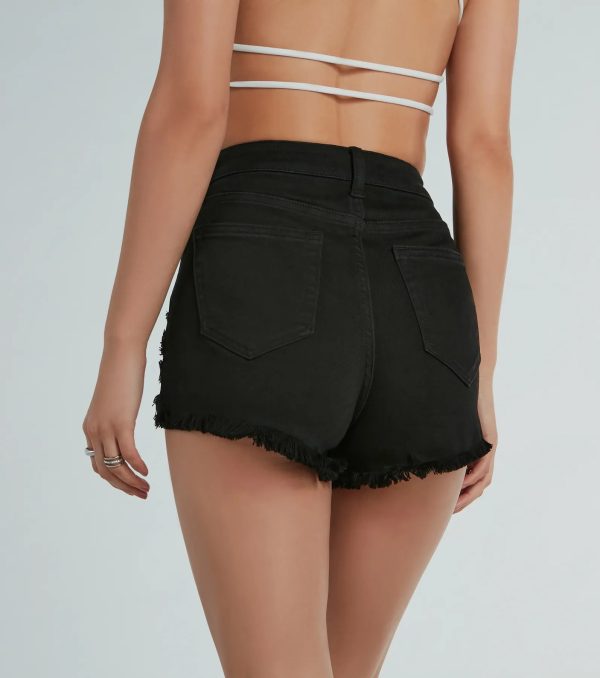 Remy High-Rise Distressed Shorts By Windsor Denim - Image 8