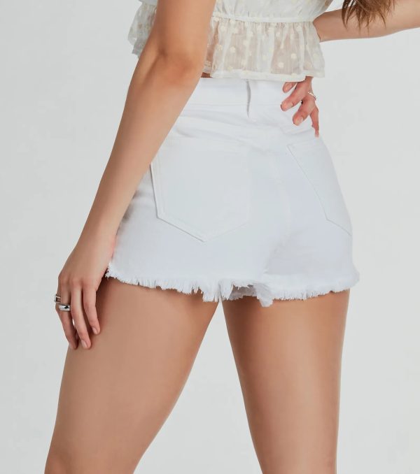 Remy High-Rise Distressed Shorts By Windsor Denim - Image 3