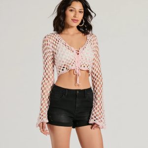 In Demand High-Rise Cuffed Denim Shorts