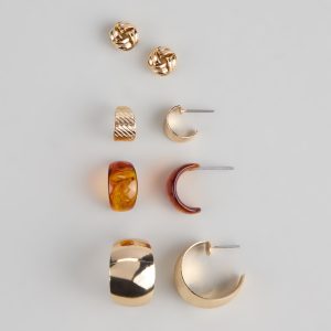 Mix It Up Hoop And Stud Earrings Set
