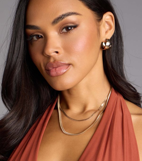 Mix It Up Hoop And Stud Earrings Set - Image 2