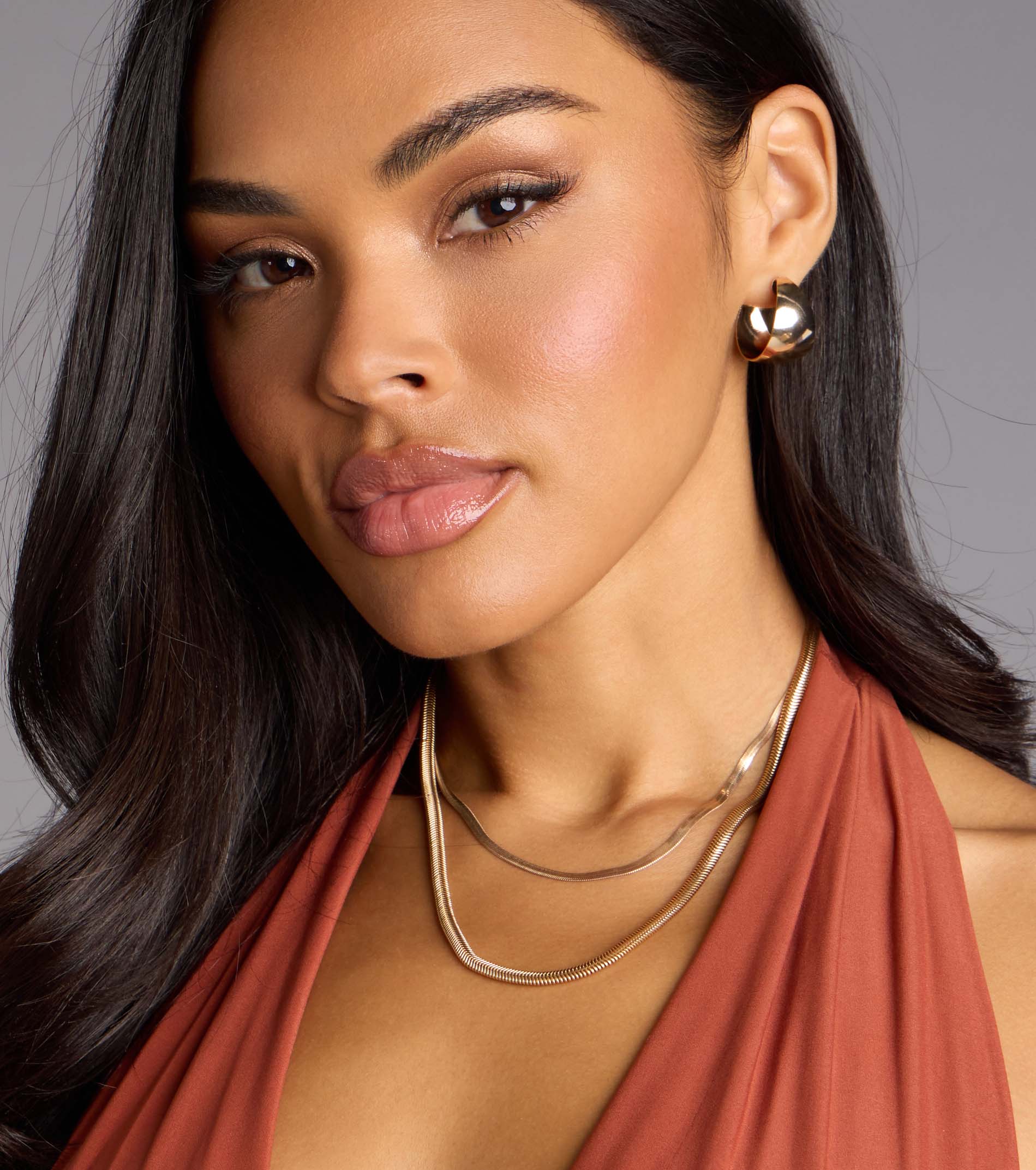 Mix It Up Hoop And Stud Earrings Set - Image 2