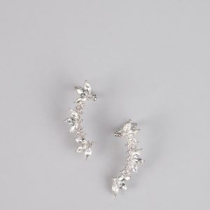 Starlit Spark Rhinestone Earrings