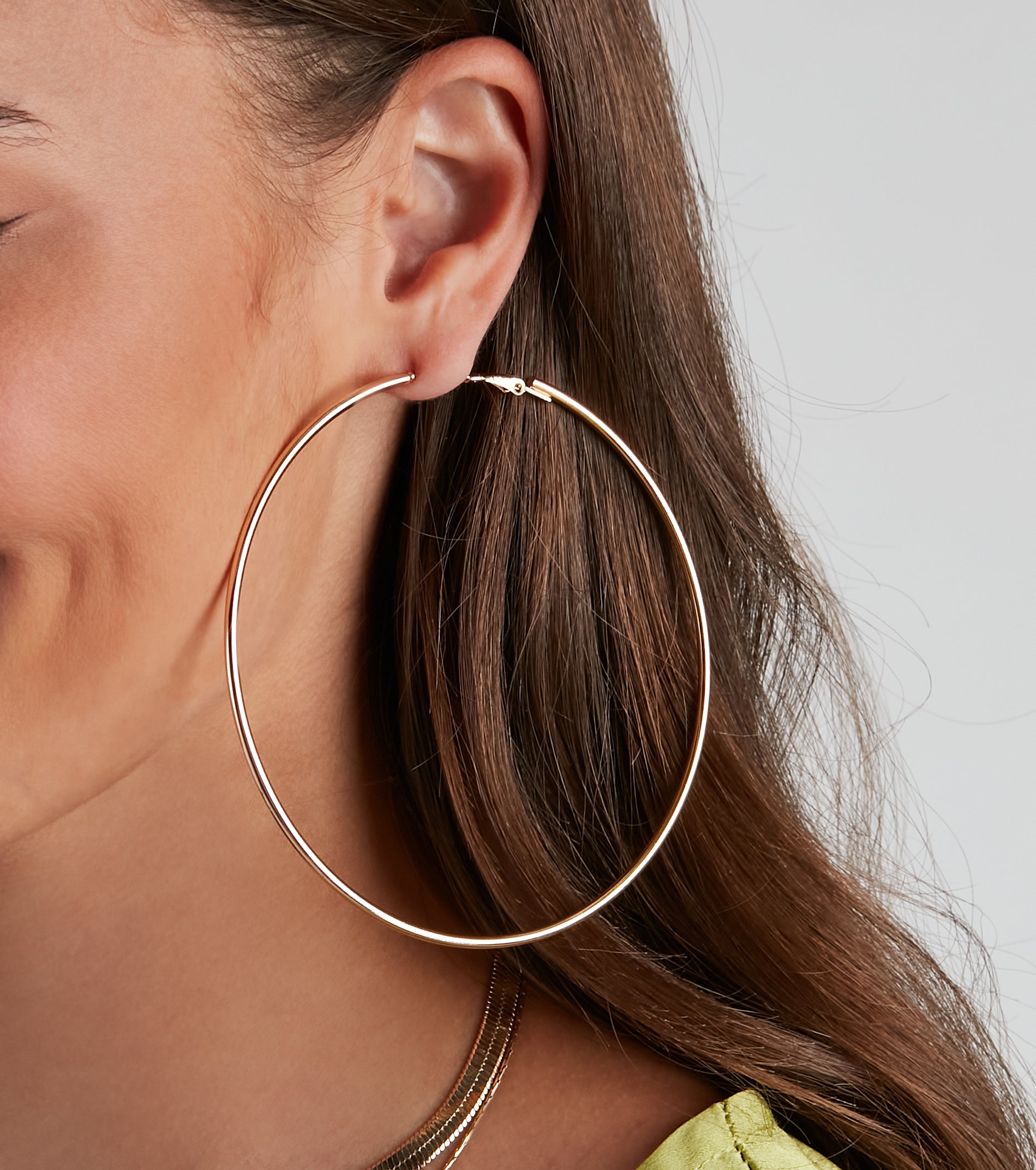 Extra Large Sleek Hoops - Image 2