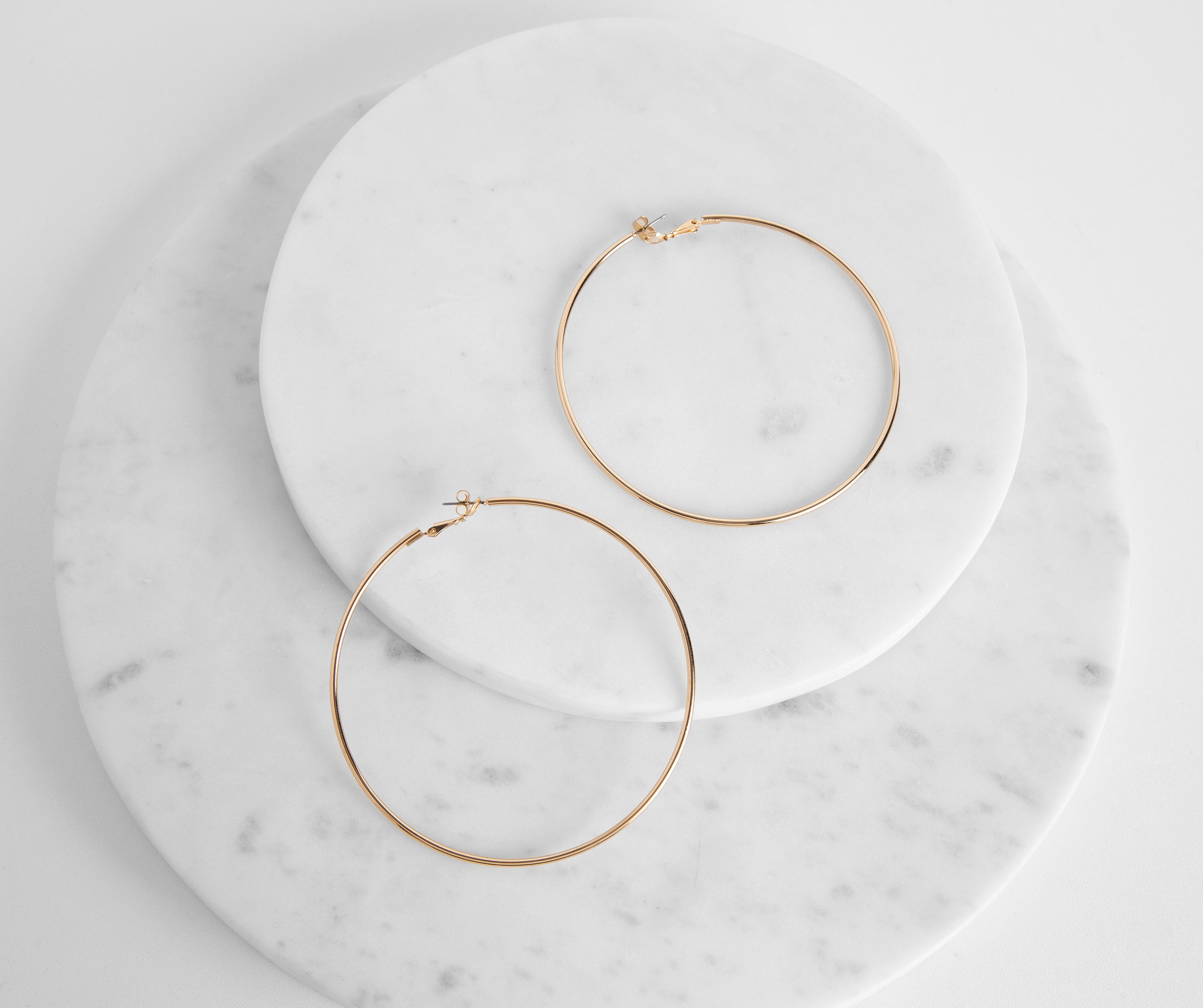 Extra Large Sleek Hoops - Image 3