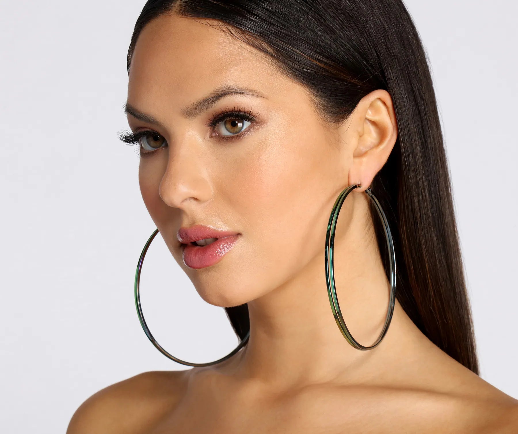 Hey Mama Large Hoop 3 Pack - Image 2