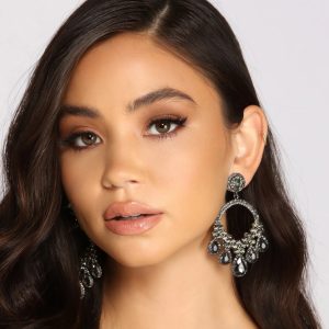 She's A Gem Statement Earrings