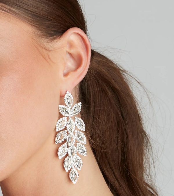 One For Glam Marquise Earrings - Image 2