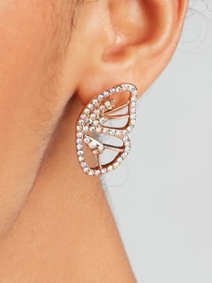 Enchanting Sparkle Butterfly Earrings