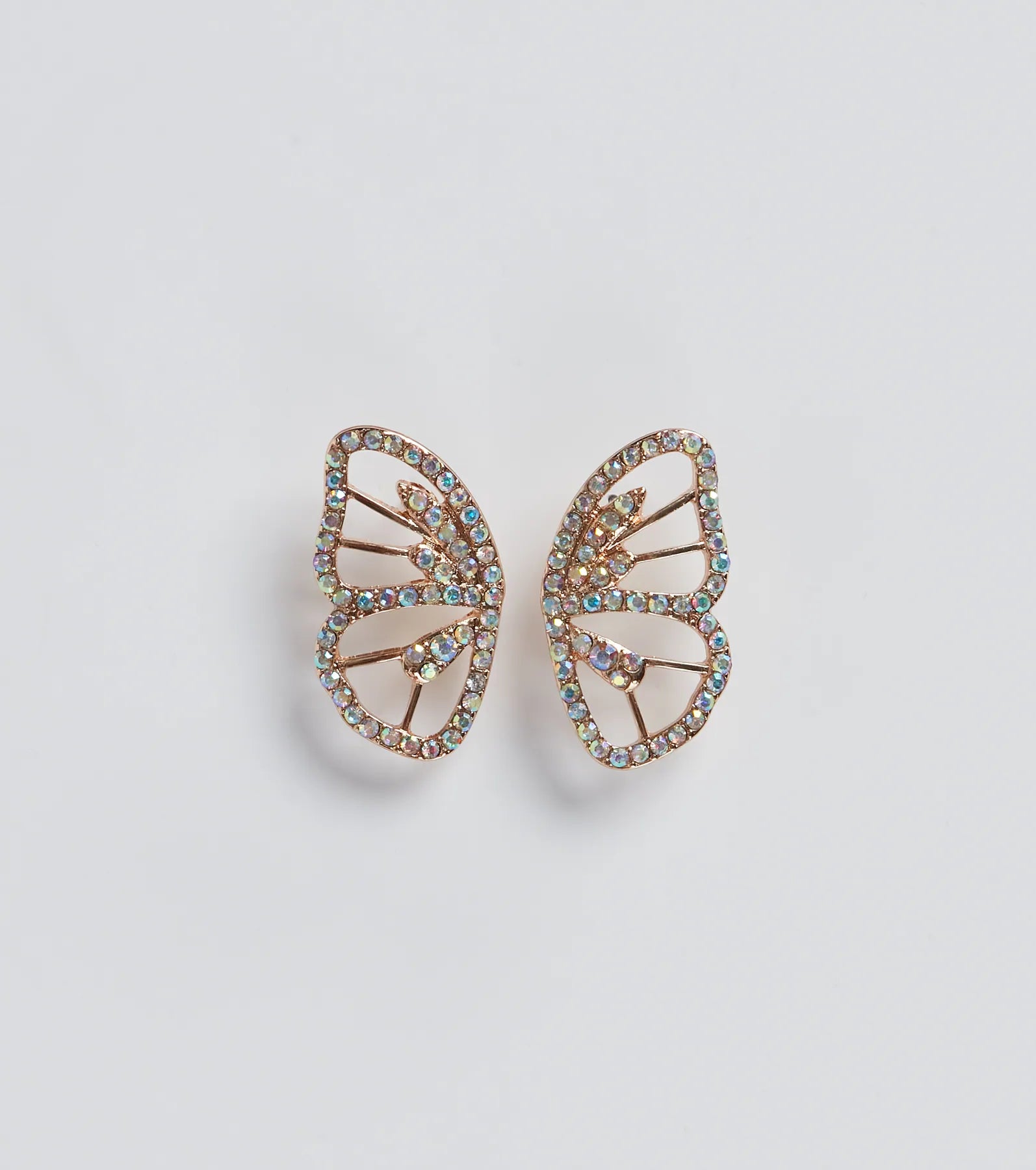 Enchanting Sparkle Butterfly Earrings - Image 2