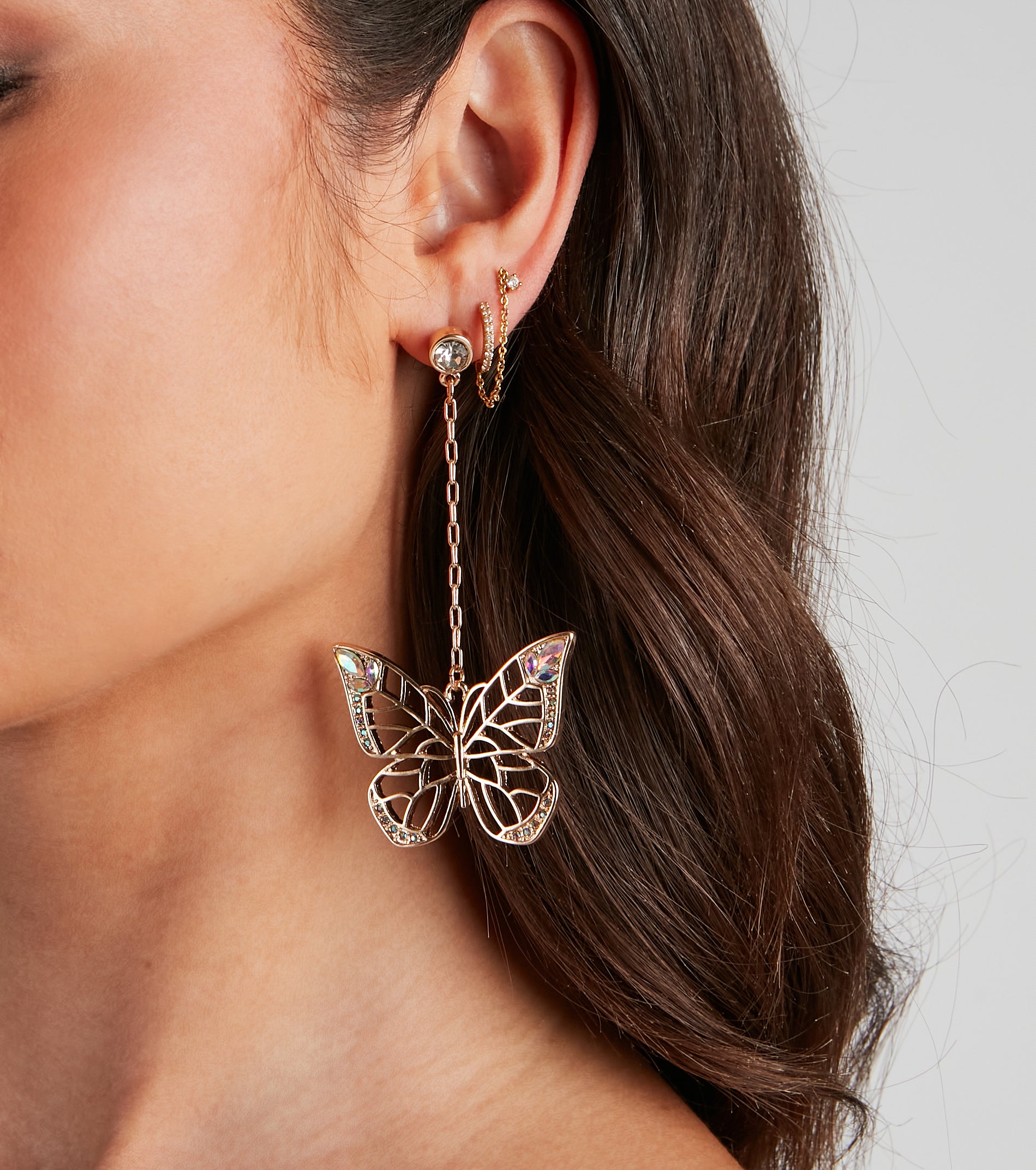 Enchanting Beauty Butterfly Earrings - Image 2