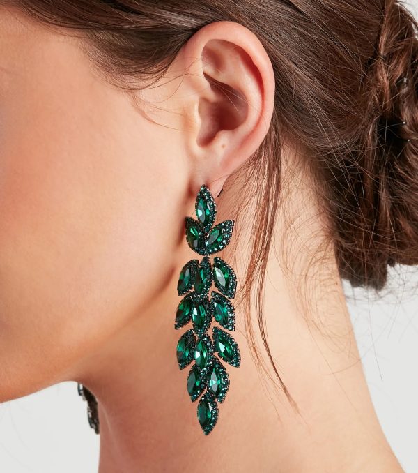 Elegant Stunner Marquise Gemstone Earrings - Image 4