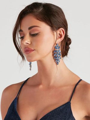 Elegant Stunner Marquise Gemstone Earrings