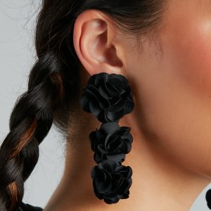 Hello Gorgeous Floral Dangly Earrings