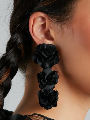 Hello Gorgeous Floral Dangly Earrings