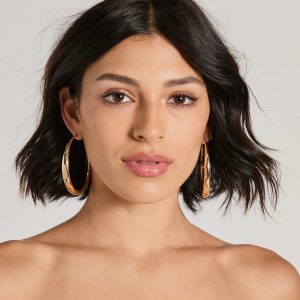 Exceptional Taste Large Hoop Earrings