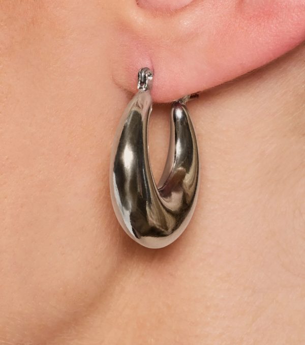 Moment Of Chic Small Hoop Earrings - Image 2
