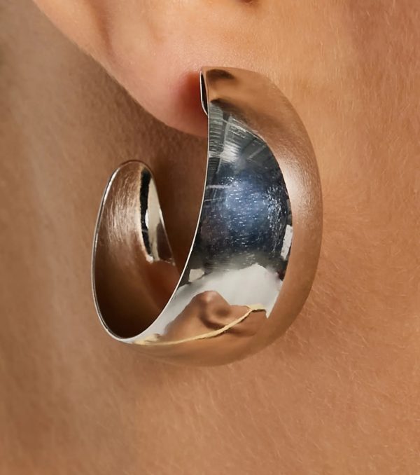 Be Bold Moment Half Hoop Earrings - Image 2