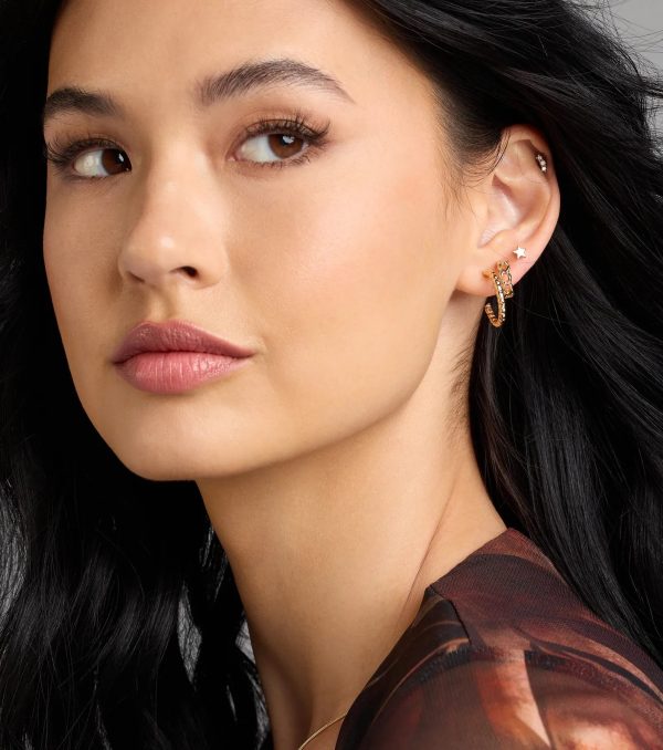 Trendy Radiance Six-Pack Hoop And Huggie Earrings - Image 2
