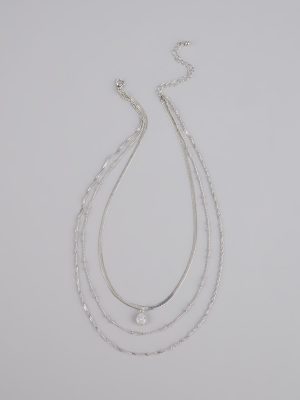 Layers of Luxe Teardrop Cubic Zirconia Necklace