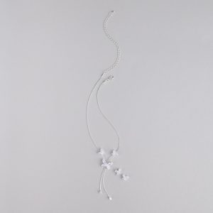 Forever Flutter Rhinestone Necklace And Earrings Set