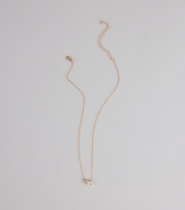 Sweet Spark Dainty Heart Necklace