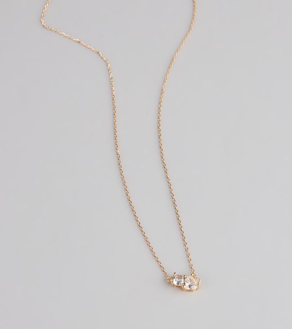 Sweet Spark Dainty Heart Necklace - Image 3