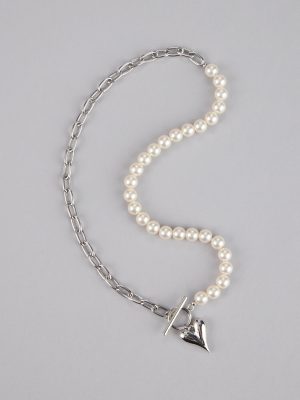 Mixed Feelings Chain Pearl Necklace