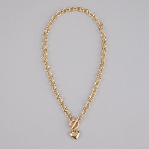 Locked in Love Heart Toggle Necklace