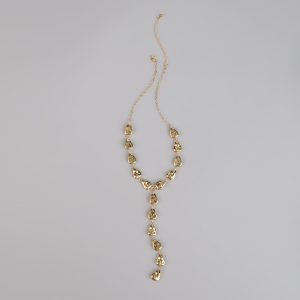 Effortless Edge Statement Lariat Necklace