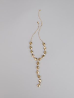 Effortless Edge Statement Lariat Necklace