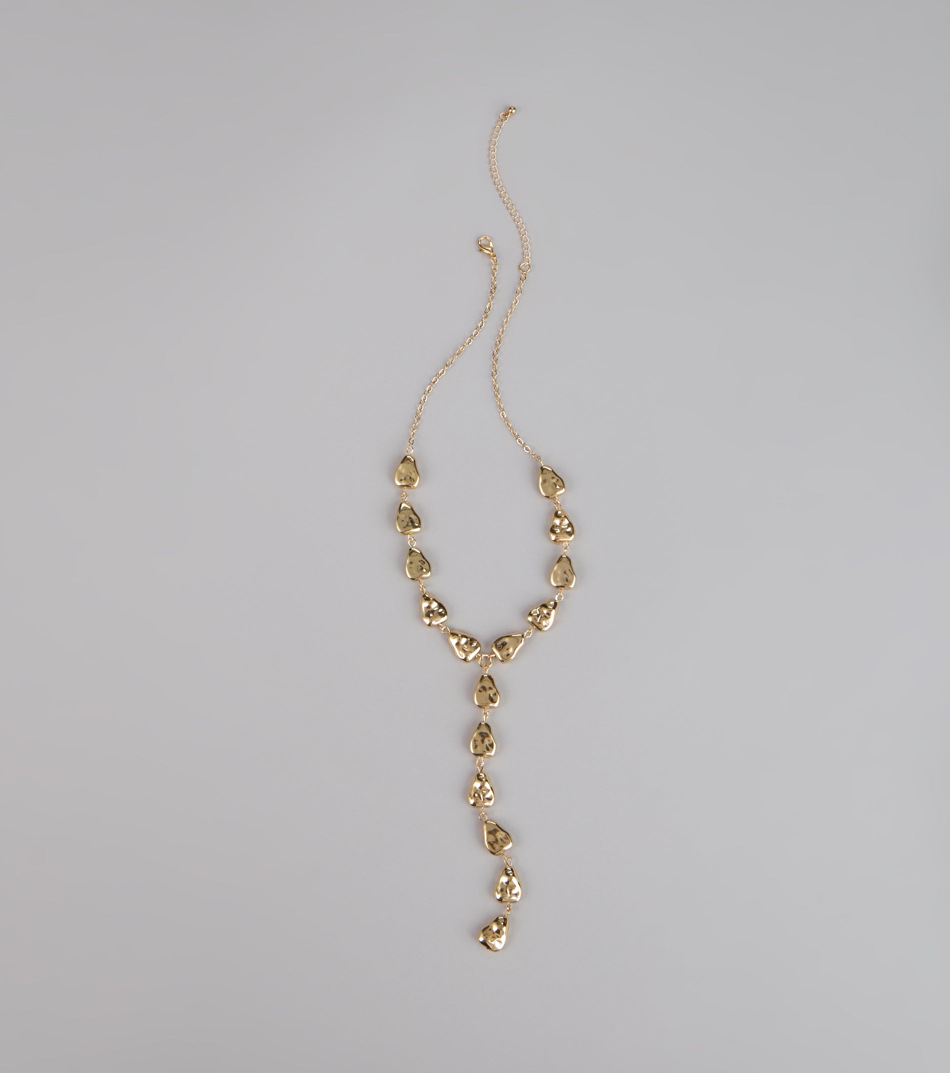 Effortless Edge Statement Lariat Necklace