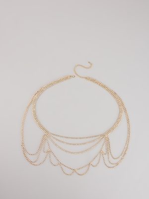 Starfall Rhinestone Body Chain