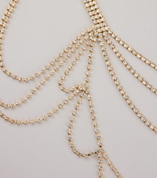 Starfall Rhinestone Body Chain - Image 3
