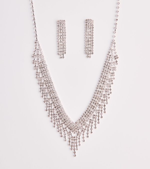 Luxe Beauty Necklace And Earrings Set - Image 2