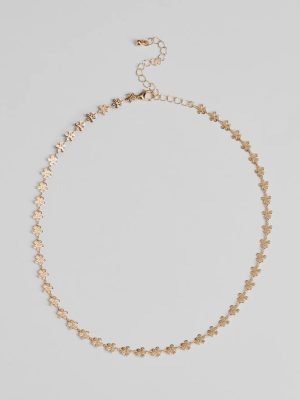 Pretty Chic Floral Chain Necklace