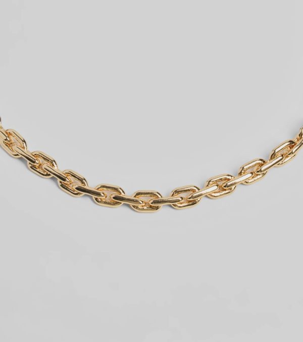 Minimalistic Chain-Link Choker Necklace - Image 2