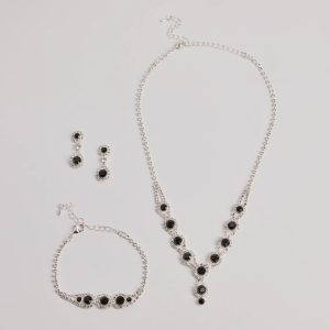 Iconic Infatuation Lariat Rhinestone Jewelry Set
