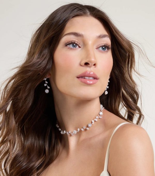 Floral Beauty Necklace And Earrings Set - Image 4
